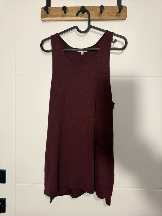 Wilfred Tops - Wilfred Free Sleeveless Tank - Burgundy Wine